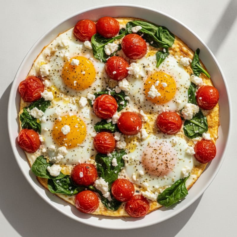 Baked Eggs with Roasted Tomatoes