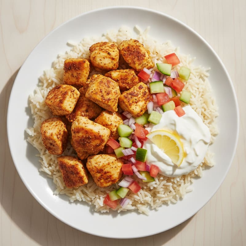 Chicken Shawarma Rice Bowl