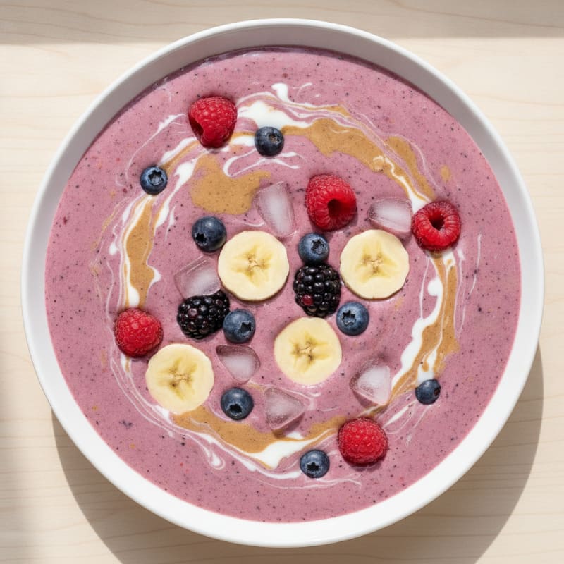 Berry Banana Protein Power Smoothie