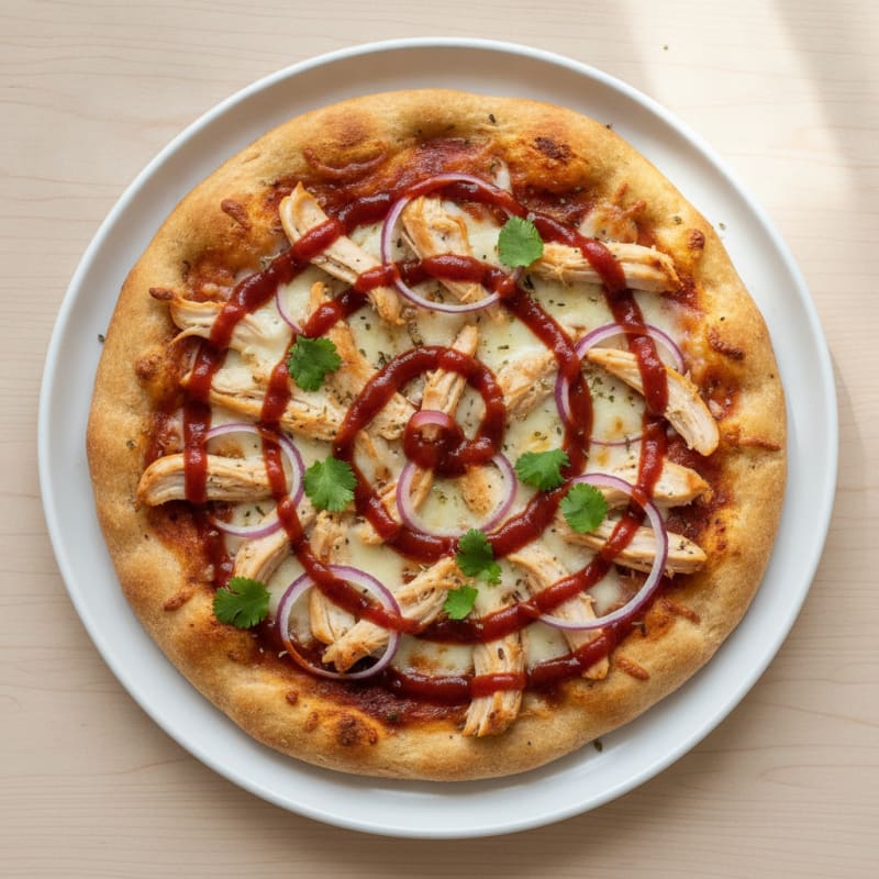 High-Protein BBQ Chicken Pizza