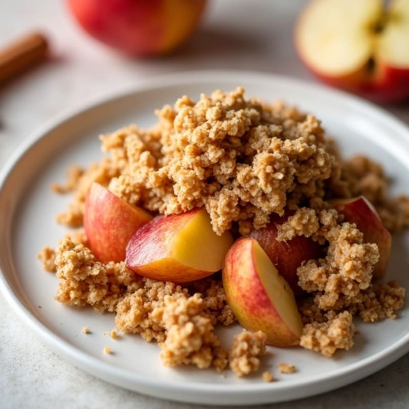 Protein-Packed Apple Cinnamon Crisp