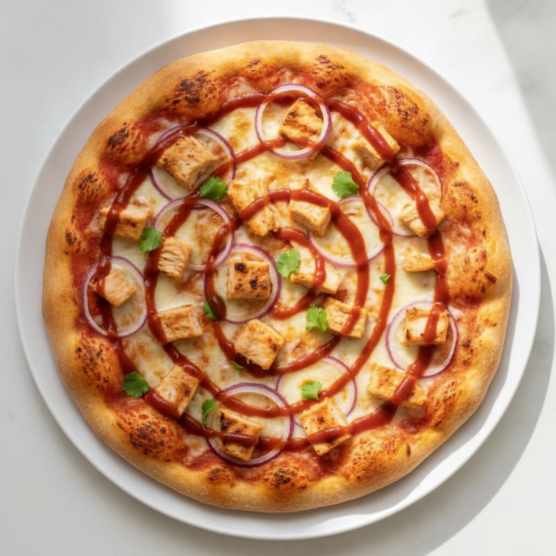 High-Protein BBQ Chicken Pizza