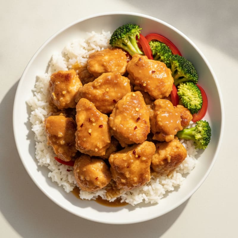 Sweet and Savory General Tso's Chicken