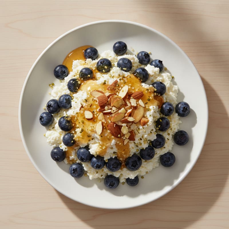 Cottage Cheese and Berry Protein Parfait