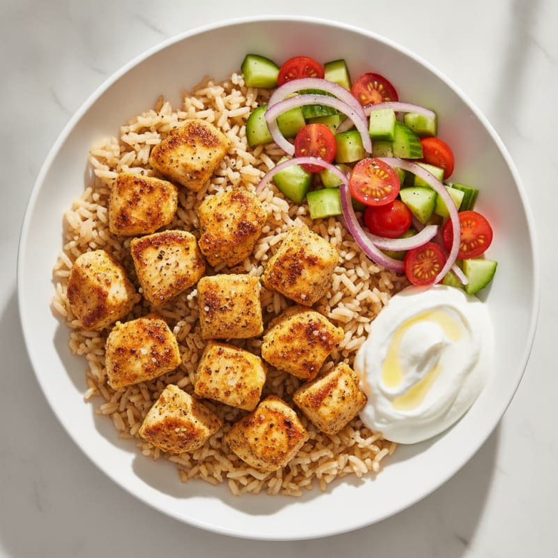 Chicken Shawarma Rice Bowl