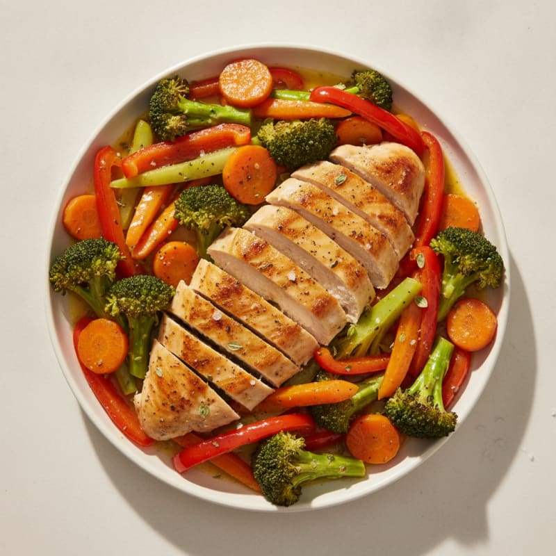 Sheet Pan Lemon Herb Chicken and Veggies