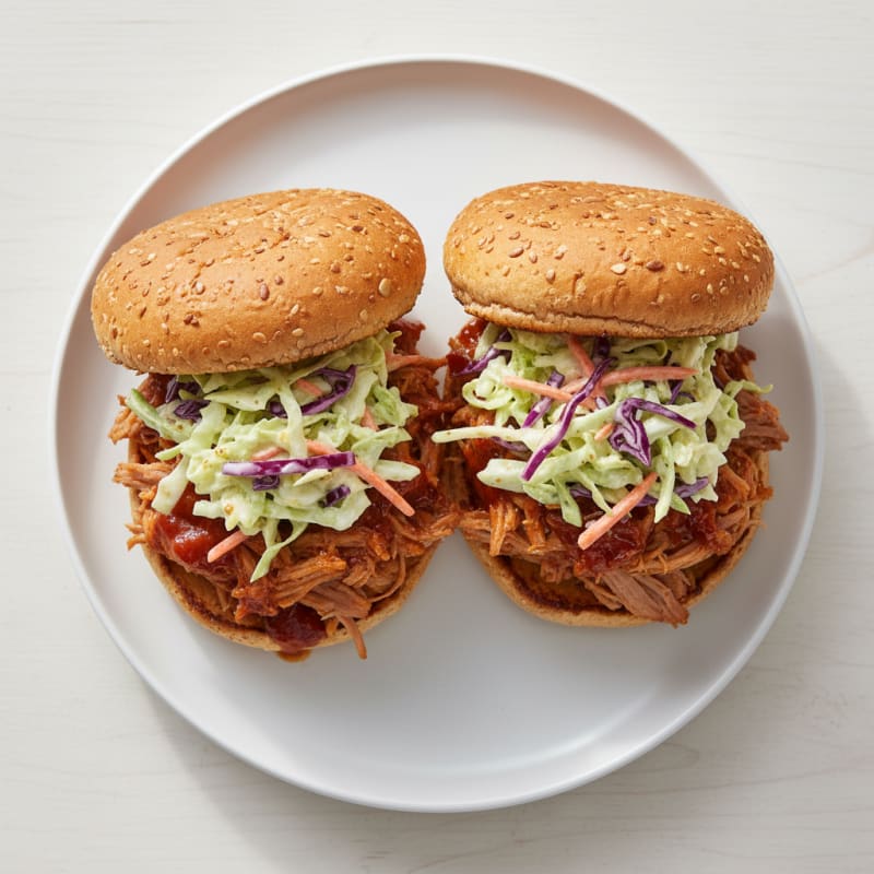 Slow-Cooked BBQ Pulled Pork Sandwiches