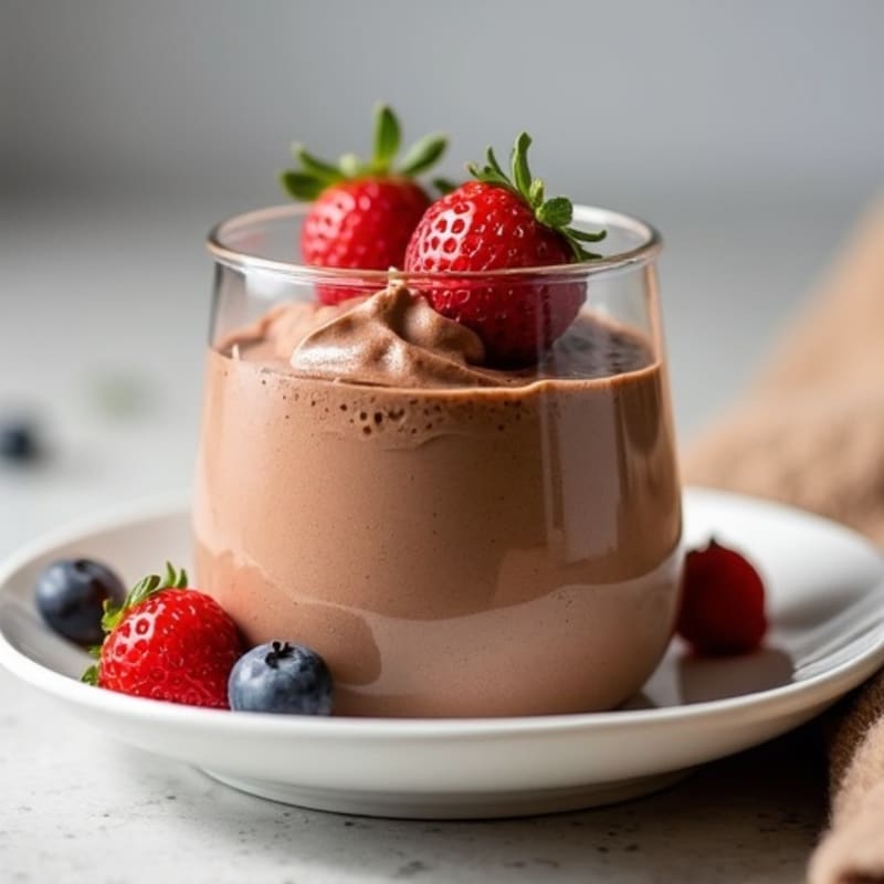 Creamy High-Protein Chocolate Mousse