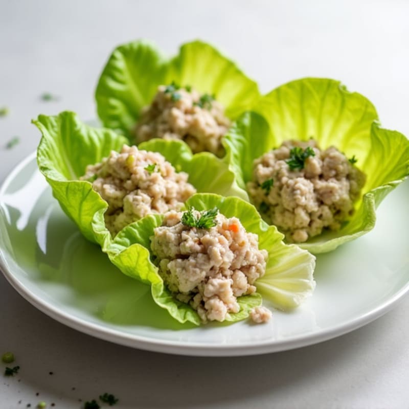 Tuna Salad Lettuce Cups