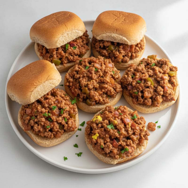 Sweet and Tangy Sloppy Joe Sliders