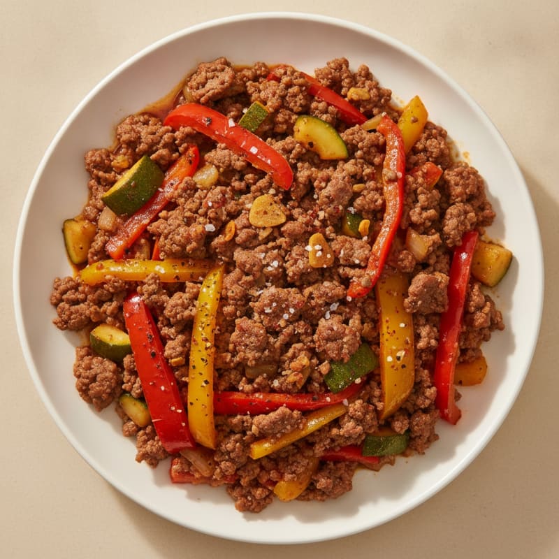 Savory Ground Beef Skillet with Vegetables
