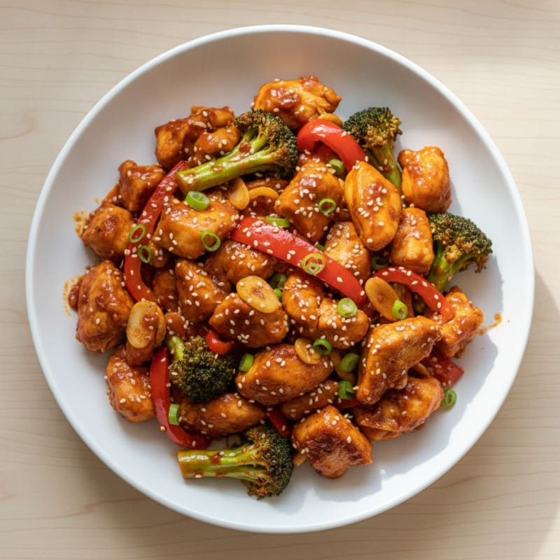 Spicy Gochujang Chicken Stir-Fry