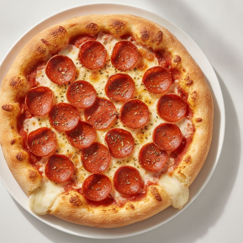 Stuffed Crust Pepperoni Pizza