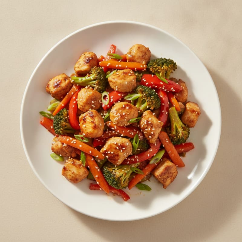 Teriyaki Chicken Stir-Fry with Vegetables