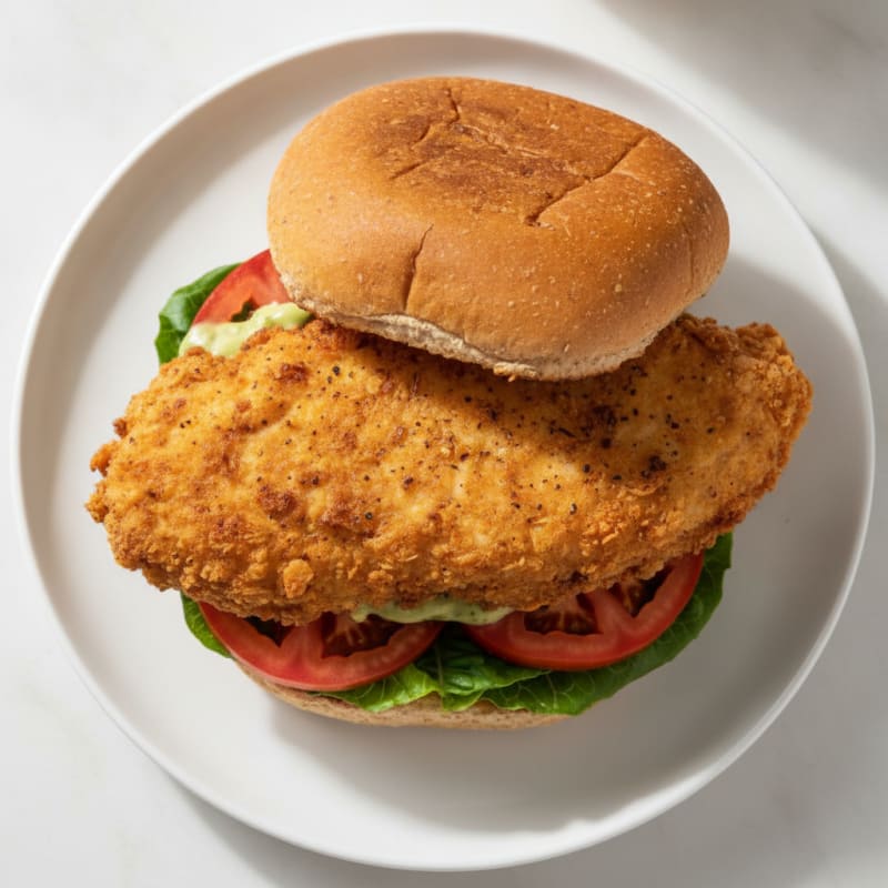 Crispy Buttermilk Fried Chicken Sandwich