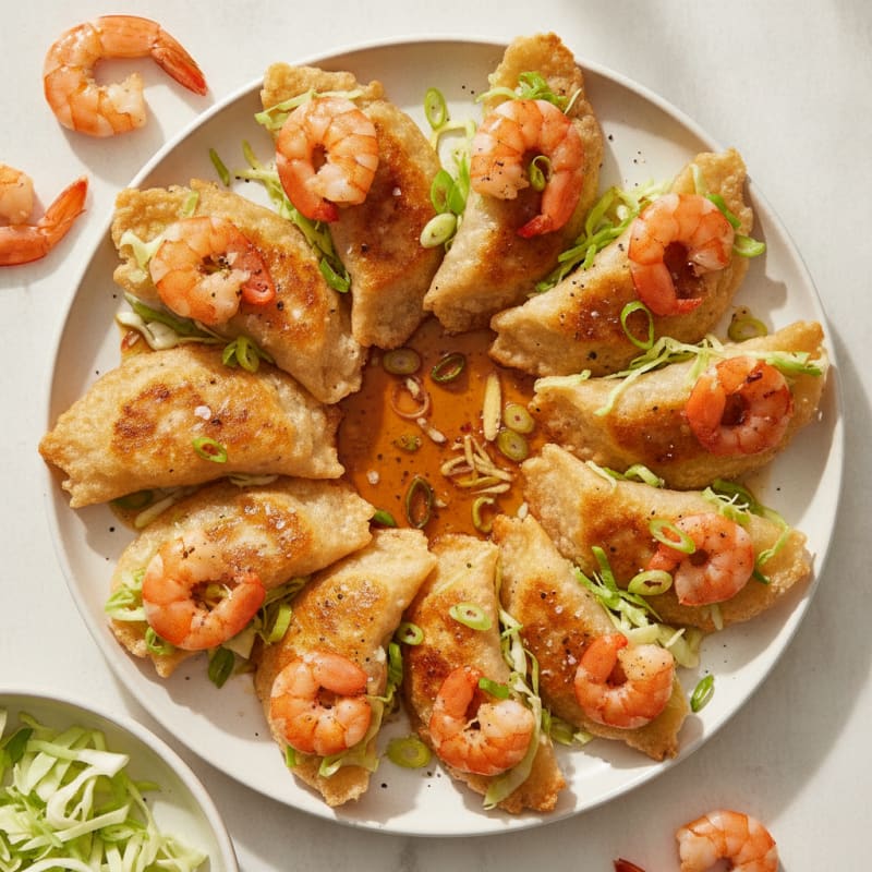 Pan-Seared Shrimp Rice Paper Dumplings