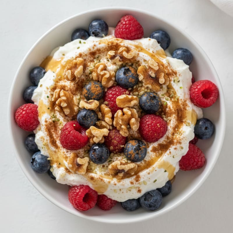 Quick Berry Yogurt Parfait