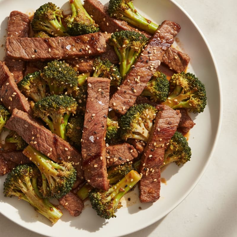 Sesame Beef & Broccoli Stir-Fry