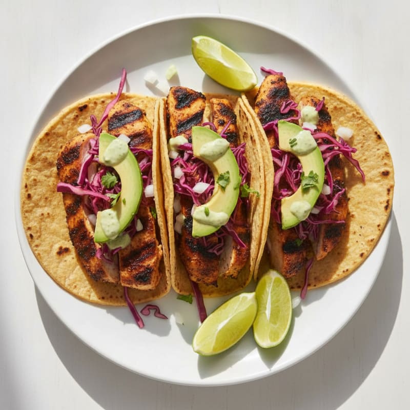 Grilled Chicken Street Tacos