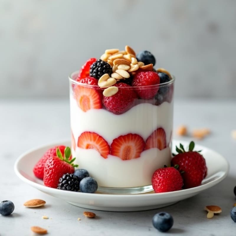 Creamy Greek Yogurt Berry Parfait