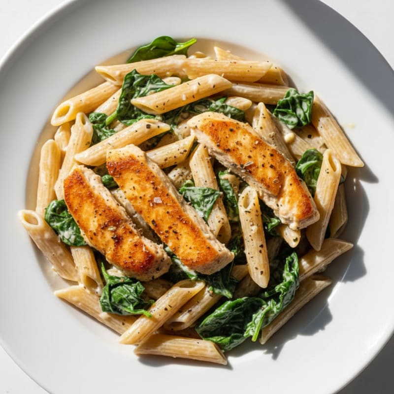 Creamy Garlic Parmesan Chicken Pasta