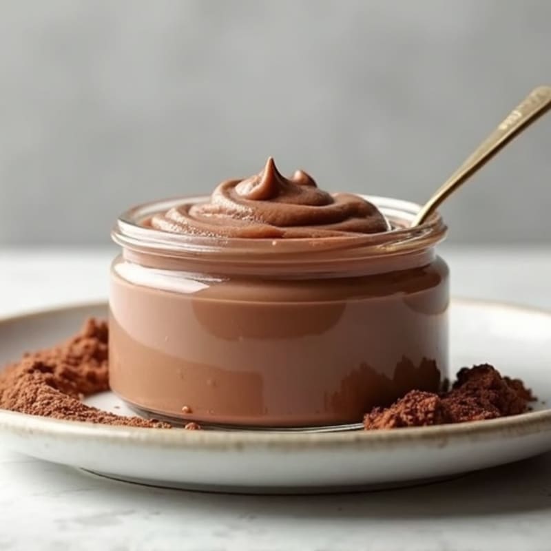 Silky Chocolate Protein Pudding with Greek Yogurt