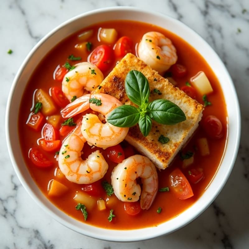 Hearty Seafood and Fresh Tomato-Herb Stew