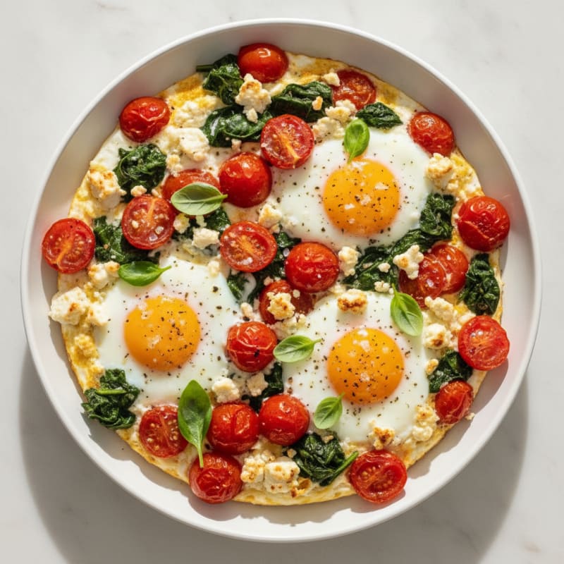 Baked Eggs with Roasted Tomatoes