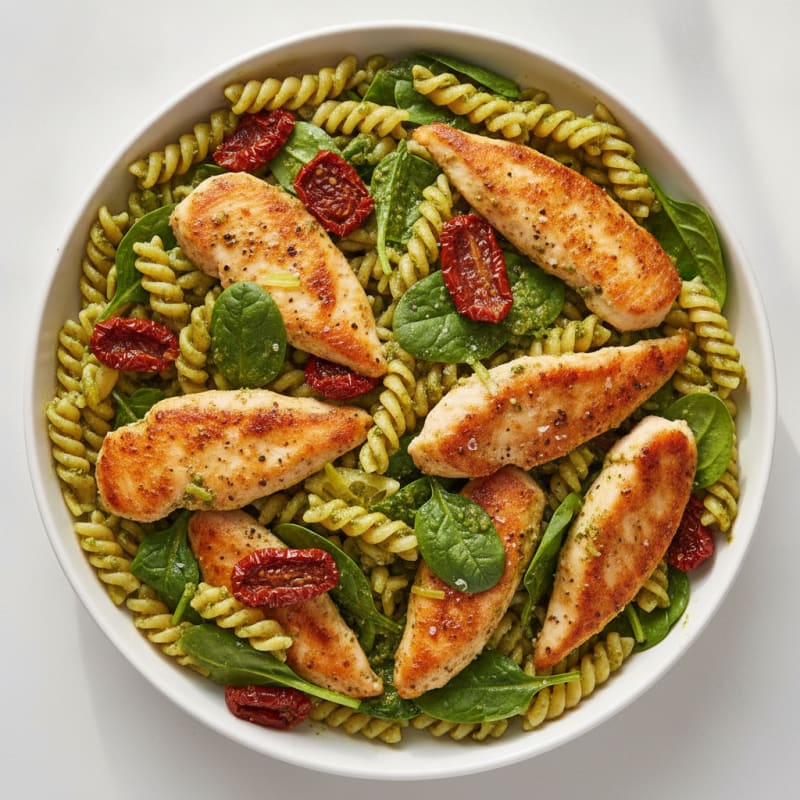 Pesto Chicken with Sundried Tomatoes