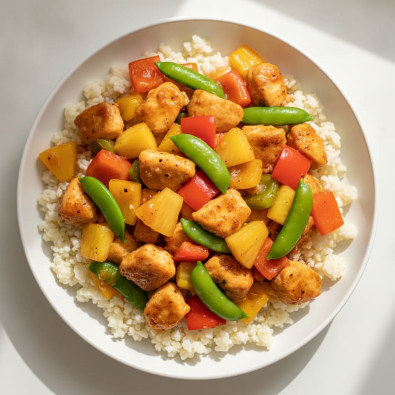 Sweet and Sour Chicken with Pineapple