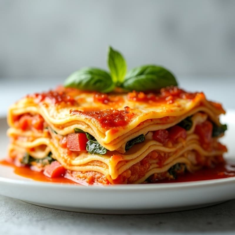Hearty Layered Vegetable Lasagna