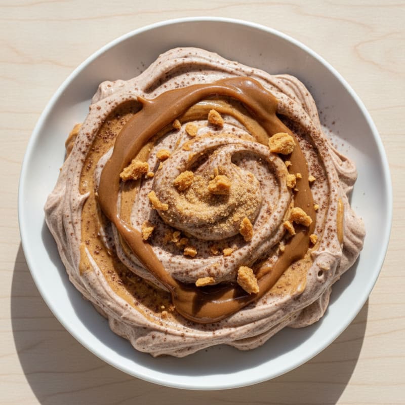 Silky Greek Yogurt Protein Mousse with Peanut Butter and Cocoa