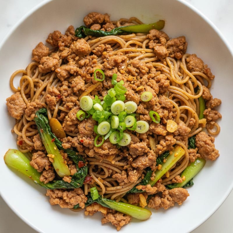 Sichuan Chili Pork Dan Dan Noodles