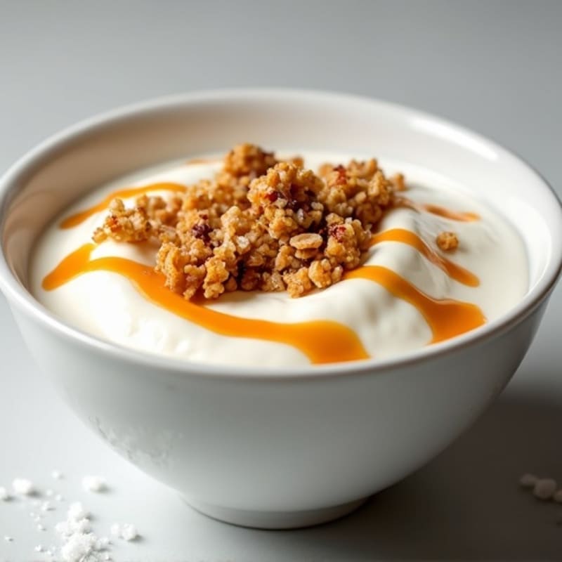 Salted Caramel Greek Yogurt Protein Bowl