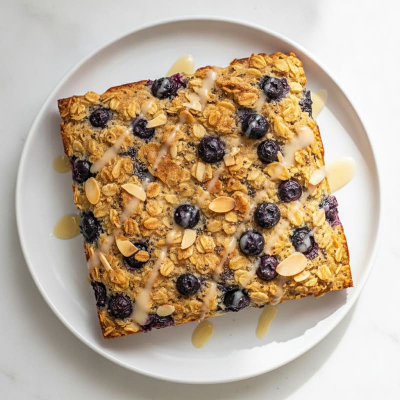 Blueberry Almond Baked Oatmeal