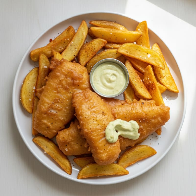 Classic Beer-Battered Fish and Chips
