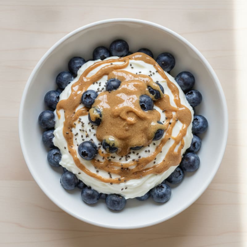 Creamy Greek Yogurt Protein Parfait with Almond Butter
