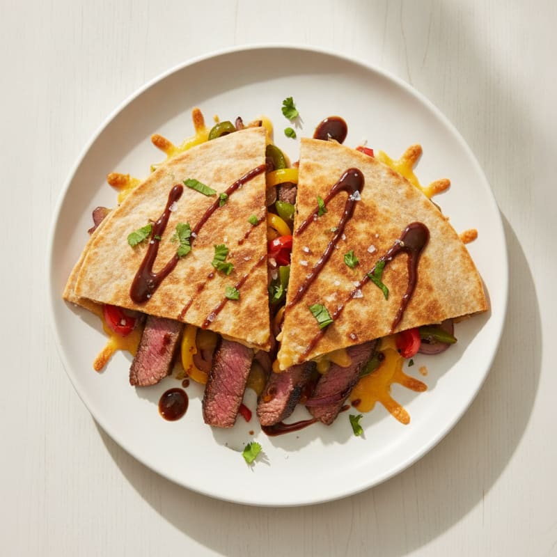 Seared Steak Quesadillas with Peppers