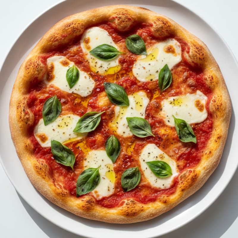 Classic Margherita Pizza with Fresh Basil
