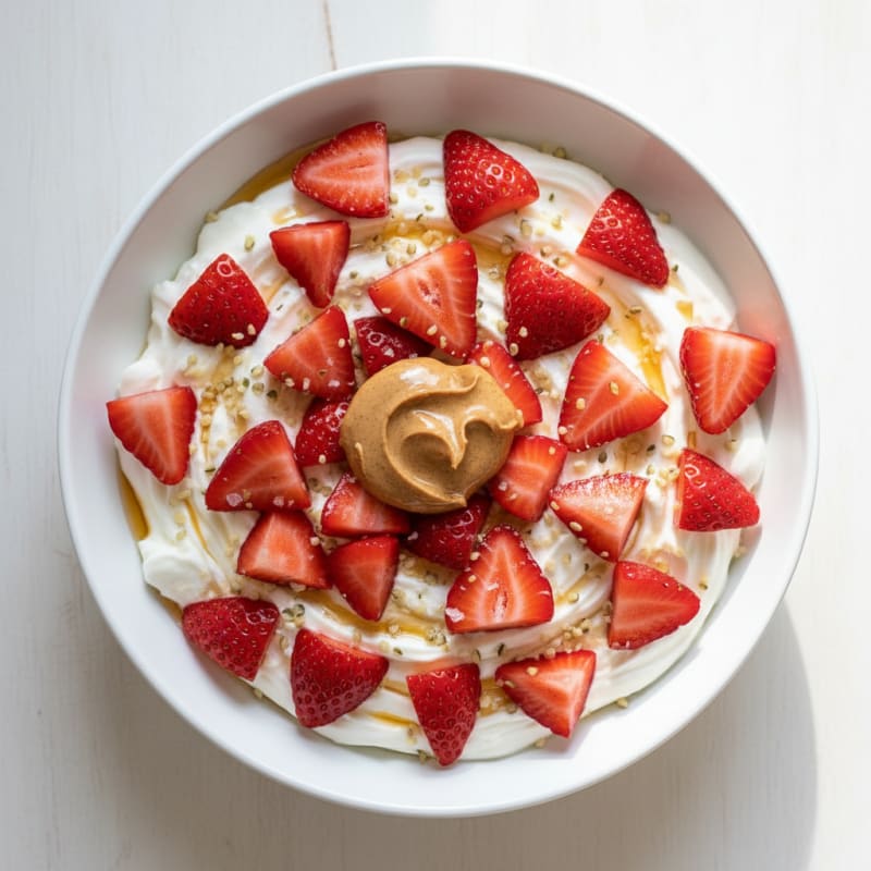 Strawberry Vanilla Bean Protein Yogurt Bowl