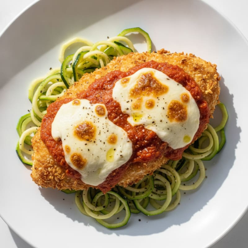 Pan-Fried Chicken Parmesan with Marinara