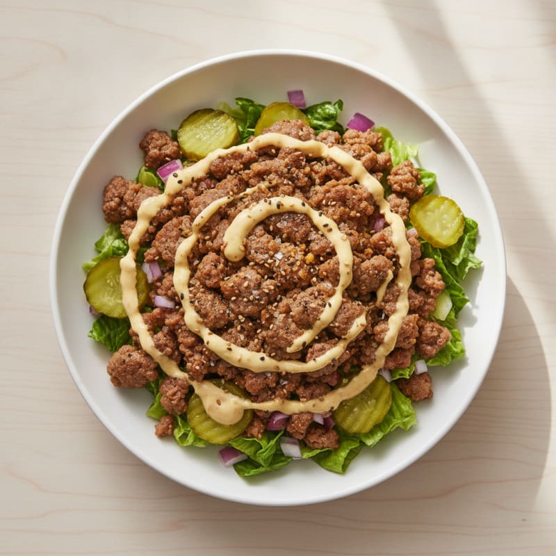 Big Mac Protein Bowl
