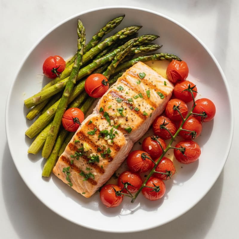 Lemon Herb Grilled Salmon