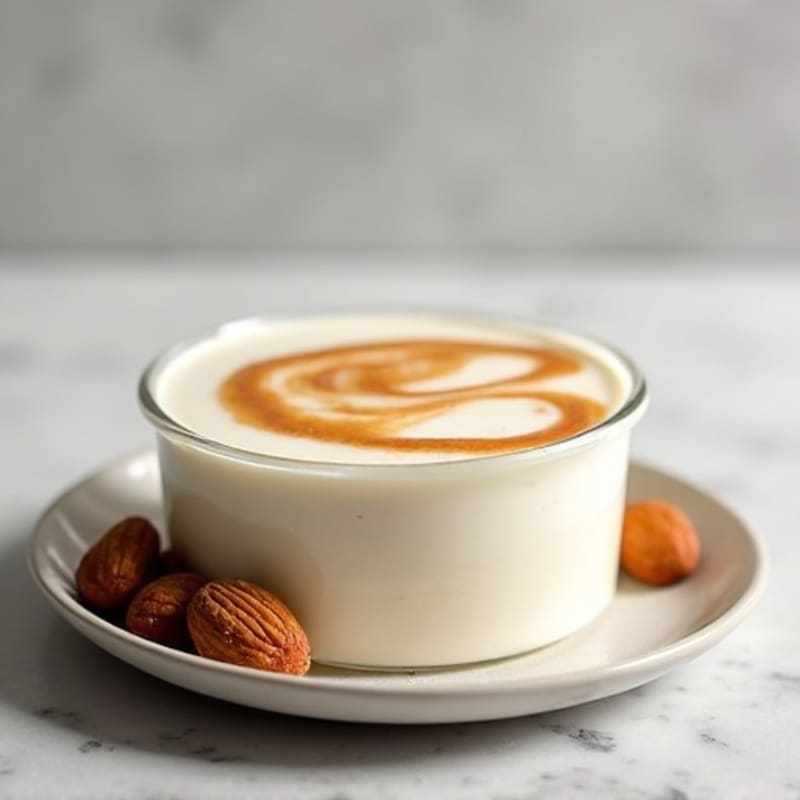 Silky Greek Yogurt Protein Mousse with Almond Butter Swirl