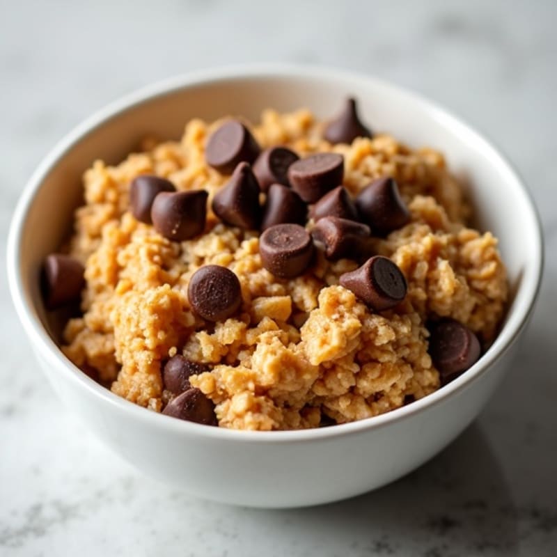 Chewy Baked Oatmeal with Chocolate Chips and Protein