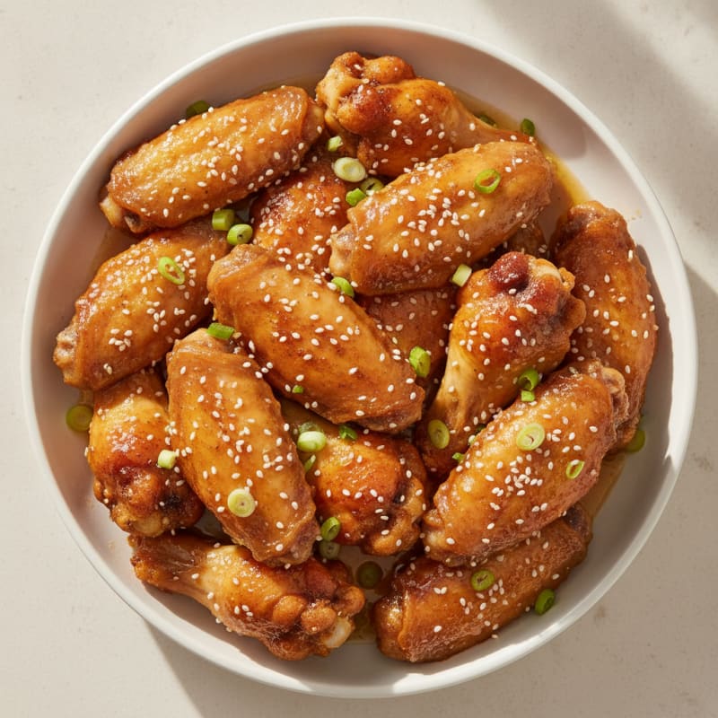 Honey-Garlic Glazed Chicken Wings