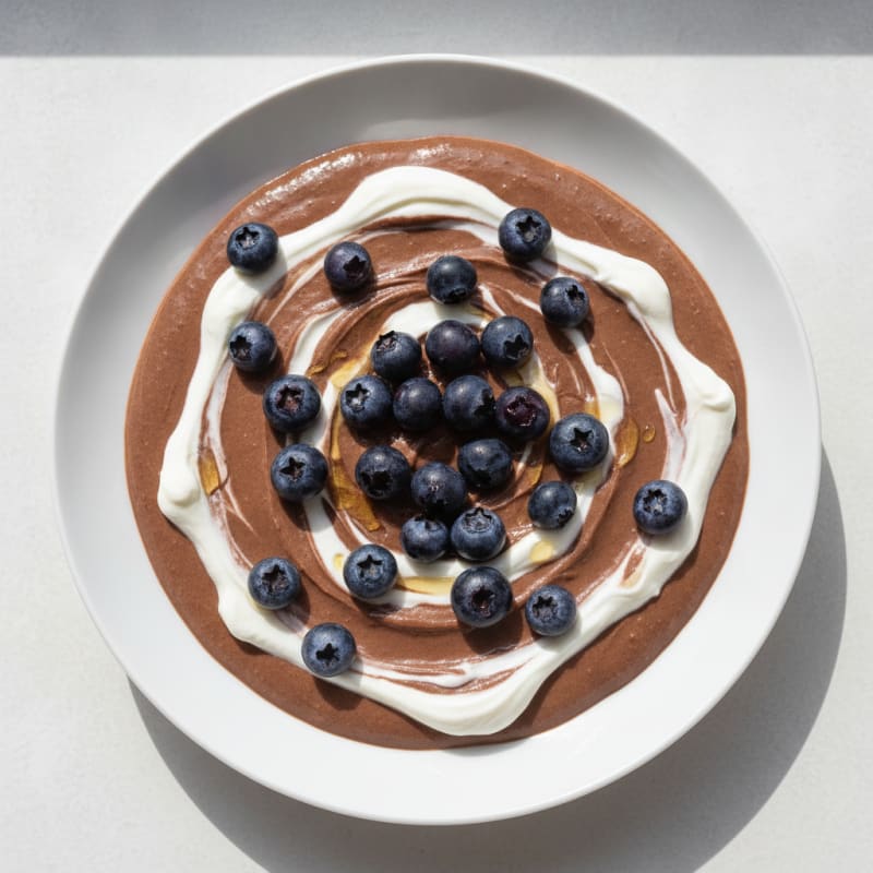 Silky Chocolate Protein Pudding with Greek Yogurt