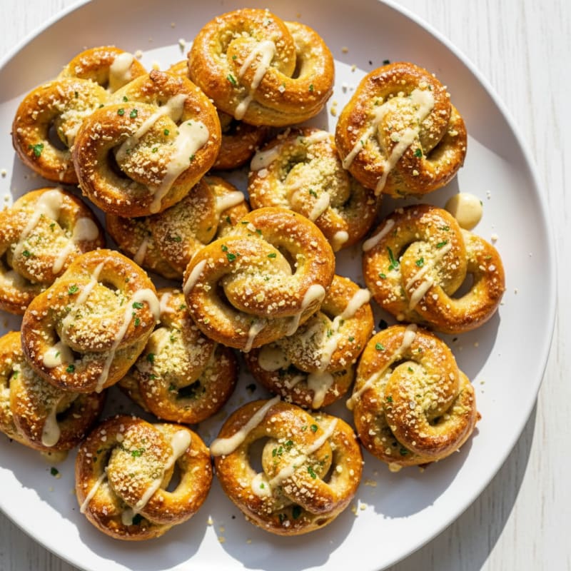 Garlic Parmesan Pretzel Bites