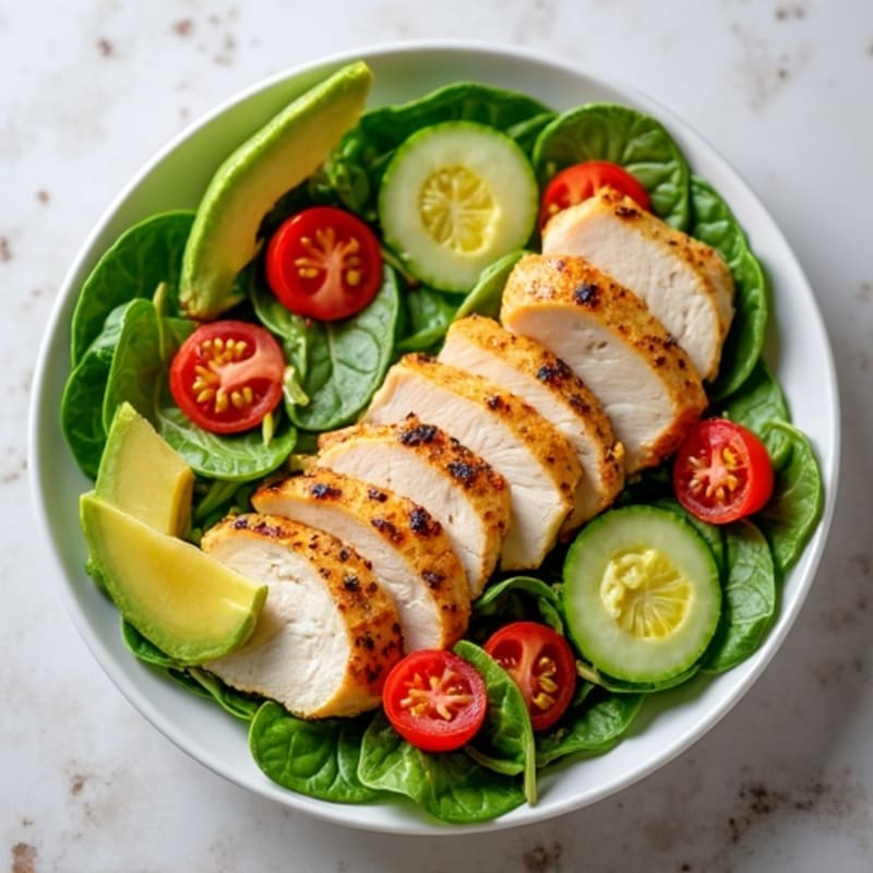 Crisp Avocado Salad Bowl