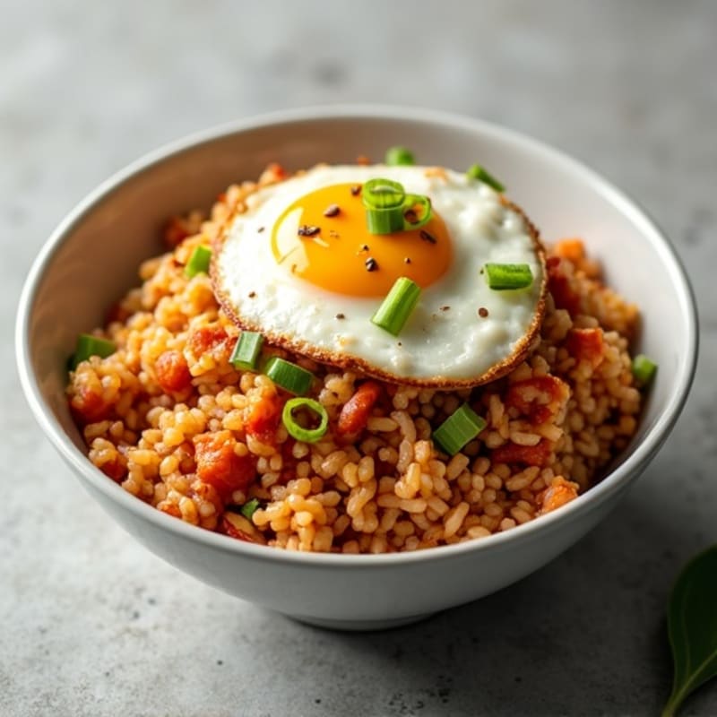 Healthy Chicken Kimchi Fried Rice